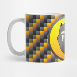 Oz/Yellow with Checkerboard Mug